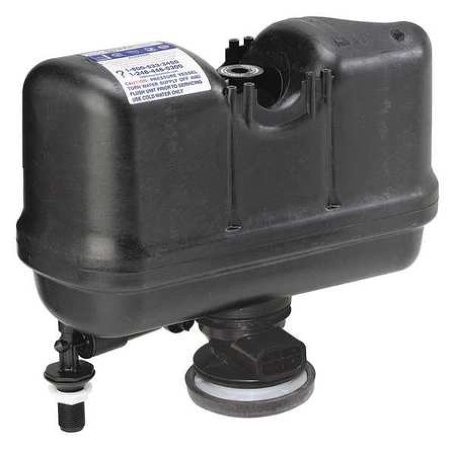 FLUSHMATE M101526F3B Tank Trim, Toilet, Plastic, Black
