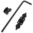 thumbnail image 1 of AURARMLET Weather Resistant Fence Latch Iron Security Door Bolt for Gates 1Set, 1 of 7