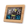 thumbnail image 2 of Estación Meteorológica Digital Reloj De Pronóstico Pantalla A Color Reloj Despertador Electrónico Multifuncional Calendario Perpetuo Temperatura Humedad Noticed HA024109-02, 2 of 5