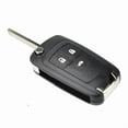 thumbnail image 3 of New 2/3B Rubber Flip Folding Remote Key Shell Fob Case for Chevrolet Aveo Cruze Sonic Malibu Car keys Accessories, 3 of 5