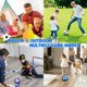 thumbnail image 5 of Juguetes para niños Juego de pelota de fútbol de hockey flotante con portería, pelota de fútbol de aire flotante recargable con luz LED y parachoques de espuma, juegos deportivos para interiores y ext Namotu CZYD-ZC59-2, 5 of 6
