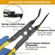 thumbnail image 5 of Kit Avanzado de Herramientas para Quitar Molduras de Automóviles, Juego de 3 Alicates para Sujetar Paneles con Bolsa de Almacenamiento para Tapicería y Tablero de Instrumentos., 5 of 5
