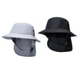 thumbnail image 1 of Sombrero de Cubo de surf Sunnimix 2 Piezas con Correas de Barbilla Gris y negro, 1 of 8