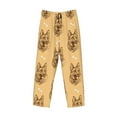 thumbnail image 4 of Goofa German Shepherd Dog Printed Soft Pajama Pants for Men, Wide Leg Comfy Casual Lounge Yoga Pants-Medium, 4 of 9