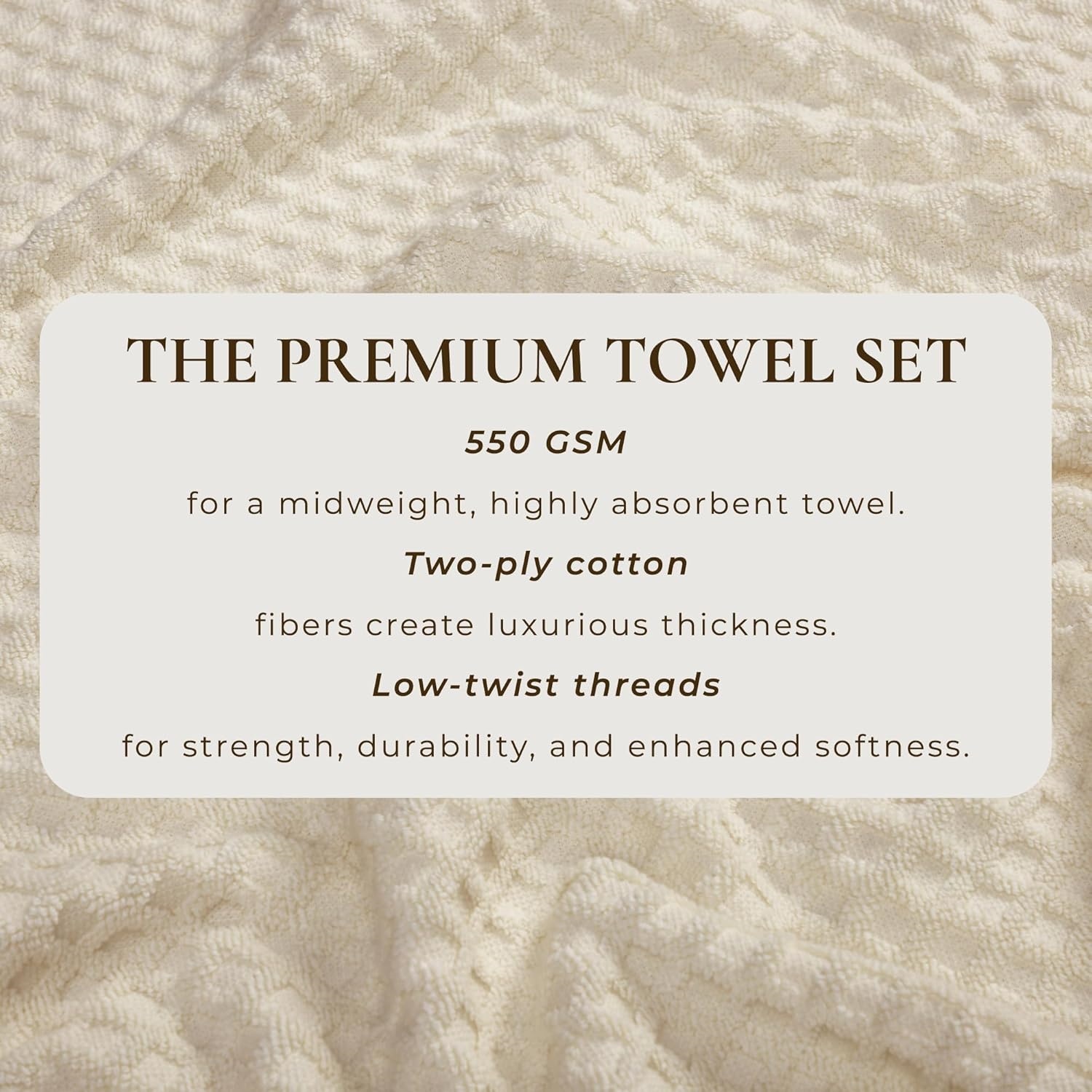 Hand Towels -   Cotton 6 Pack 26x16 Hand Towel Set - Absorbent, Durable, Quick-Dry Towels for Bathroom (Oatmeal)