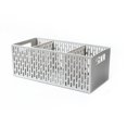 thumbnail image 1 of CNKOO Storage Holder Compartment Handle Design Arranged Neatly Fruit Separated Drain Basket for Kitchen, 1 of 10