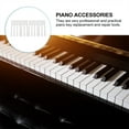 thumbnail image 3 of WHAMVOX 52Pcs White Acrylic Piano Keytops Rectangular for Piano Maintenance, 3 of 8