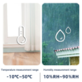 thumbnail image 3 of Room Thermometer and Humidity Meters with Accurate Temperature Humidity Monitor Gauge for House, 3 of 5