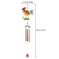 thumbnail image 2 of MLINS Assorted Color Wind Chimes with Clear Sound for Home and Garden Decoration Made of Iron and Glass, 2 of 8