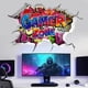 thumbnail image 1 of Adhesivos de pared 3D Gamer Zone, estilo grafiti, 40 x 60 cm, PVC, 1 of 2