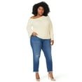 thumbnail image 2 of Sofia Jeans by Sofia Vergara Women's Plus Size One-Shoulder Sweater, 2 of 7