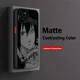 thumbnail image 3 of Funda de teléfono de Anime Hatake Kakashi Narutoes para iPhone 16, 15, 14, 13, 12, 11, Mini Pro Max, X, XR, XSMax, 7, 8 Plus, cubierta transparente mate, 3 of 5