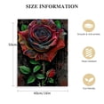 thumbnail image 2 of JEUXUS Modern Graffiti Canvas Wall Art Abstract Colorful Rose Painting Poster Art Prints for Living Room Bedroom Wall Decor Stretched and Framed Ready to Hang, 2 of 5