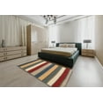 thumbnail image 4 of Ahgly Company Indoor Square Contemporary Reddish Brown Southwestern Area Rugs, 5' Square, 4 of 6