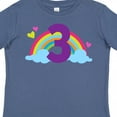 thumbnail image 4 of Inktastic 3rd Birthday Rainbow Number 3 Girls Toddler T-Shirt, 4 of 5