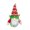 A, variant on Suncoda Christmas Tree Decorations, Christmas Rudolph Antler Hat White Beard Doll Pendant Hat Faceless Doll Decoration