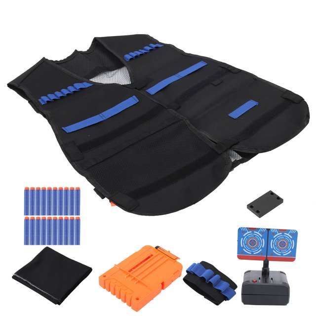 Kit De Chaleco Táctico Para Niños, Cómodo Kit De Balas De Juguete Para Niños De 4 5 6 7 8 9 10 11 12 Años Para Nerf Guns Game N-Strike Elite Series Wars ANGGREK Otros
