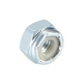 thumbnail image 4 of 10#-32 Nylon Insert Hex Lock Nuts Carbon Steel White Zinc Plated 25 Pcs, 4 of 5