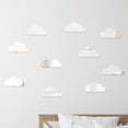 thumbnail image 4 of Injueey 60 piezas espejo decoración de pared interesante nube espejos decoraciones escena adorno Decoración del hogar Injueey HA012108-00, 4 of 6