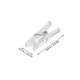 thumbnail image 2 of 100pcs Plastic Clips Mini Clothespins Spring Clothing Hangers Photo Clips for Home, 2 of 4