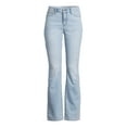 thumbnail image 2 of No Boundaries Mid Rise Bootcut Jeans, 32” Inseam, 1 or 2-Pack, Women’s, 2 of 6