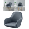 thumbnail image 4 of Dining Chair Covers Jacquard High Elastic Slipcovers Seats Chairs Dark Gray, 4 of 8