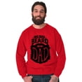 thumbnail image 4 of Big Bad Beard Dad Fathers Day Gift Men Big & Tall Sweatshirt Brisco Brands 5X, 4 of 6