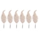 thumbnail image 1 of Ounissouiy Adorno de plumas de Navidad de 6 piezas, adorno extraíble reutilizable para restaurante, boda, centro comercial, accesorios de Type6 NO6, 1 of 6