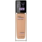 Maybelline Fit Me Dewy and Smooth Liquid Foundation, 235 Pure Beige, 1 fl oz