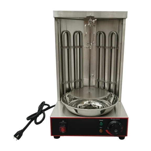 Electric Turkish Barbecue Machine Rotate Grill Temperature Range 50-300℃ 110V 1.7kW
