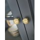 thumbnail image 5 of Pomos de armario JIASENBAO, aleación de zinc, 3,2 cm, oro cepillado, paquete de 2, 5 of 8