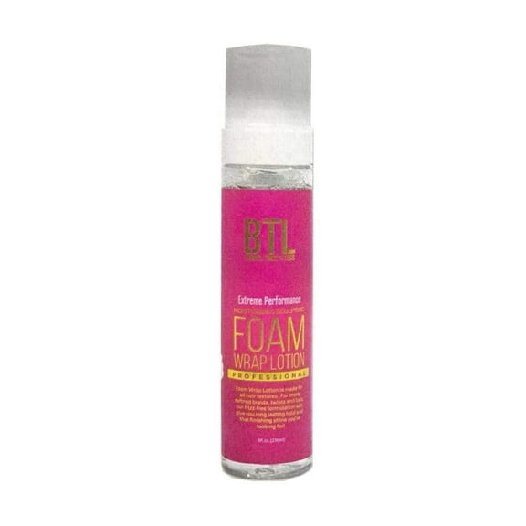 BTL Foam Wrap Lotion Extreme 8oz Pink Bottle