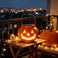 thumbnail image 3 of Halloween Lights Decor Pumpkin Solar Lantern, Jack O Lantern Pumpkin Lights for Halloween Decorations Outdoor, Weatherproof Fall Yard Decor for Yard, Home, 3 of 5