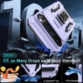 thumbnail image 3 of KOMI Case for Google Pixel 9/9 Pro with Slide Camera Cover+Screen Protector(1 Pack), Rotated Ring Kickstand Military Grade Shockproof Protective Cover-Light Purple, 3 of 5