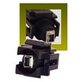 thumbnail image 2 of IEC RMFW4 Firewire 4 Pin Female to Female Connector on Ivory Flush Mount Keystone, 2 of 2