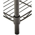 thumbnail image 6 of 24" x 14" x 33" Kitchen Shelves, SEGMART Rustproof 3-Shelf Shelving Unit with Adjustable Height, Heavy Duty Wire Storage Shelf for Living Room, Office, Garage, Outdoor Grill Area, Backyard, Q0536, 6 of 8