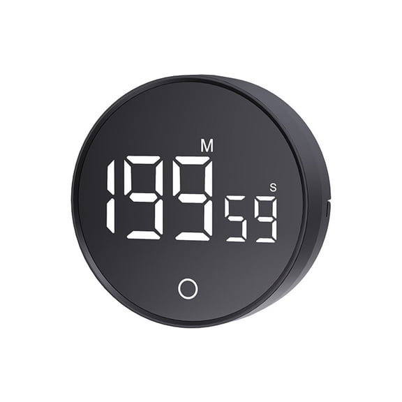 Digital Kitchen Timers, Visual timers Magnetic Countdown Countup Smart Timer Large LED 200 Minutes Display Volume Adjustable for Cooking Fitness Studying (Battery not included)