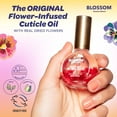 thumbnail image 6 of Blossom Peach Scented Cuticle Oil, Hydrating, Moisturizing, Strengthening, Infused with Real Flowers, 1 fl. oz., 6 of 7