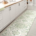 thumbnail image 3 of JONATHAN Y SANTA MONICA 2 x 8 Runner Rug, Estrella Bohemian Medallion Textured Weave - Green/Cream, SMB105G-28, 3 of 4