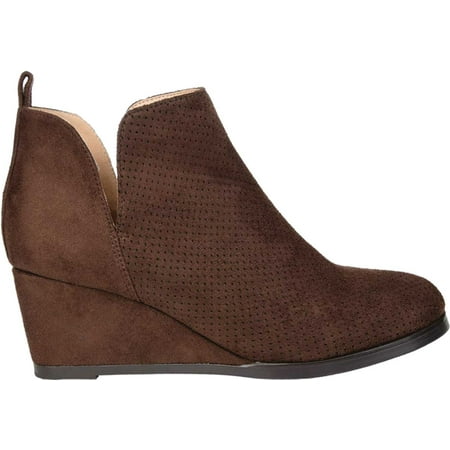 journee collection wedge booties