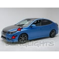thumbnail image 3 of 2007-2010 Hyundai Elantra Tinted Smoked Head Light Lamps Overlays Film Protection, 3 of 5