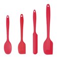 thumbnail image 7 of Unique Bargains 4pcs Kitchen Cooking Silicone Spatula Set Heat Resistant Turner Scraper Baking Utensils  Red, 7 of 7