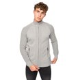 thumbnail image 1 of Crosshatch Mens Birchin Knitted Full Zip Jumper, 1 of 3