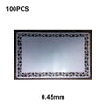 thumbnail image 4 of Moyic Paquete de 100 tarjetas de visita, sublimación de aluminio, ahueca hacia fuera, papelería exquisita, etiquetas de identificación, Almacenamiento y organización del hogar Plata cepillada 0.45 mm, 4 of 6