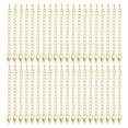 thumbnail image 1 of Extensores de collar Uxcell de 3.5 pulgadas, 60 piezas de extensor de pulsera con cierre de langosta, tono dorado, 1 of 5