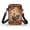 Flamingo and Hippo Friendship, variant on HELLHERO Double Deck Sling Bag, Unique Gift Polyester for Travel, Outdoor and Daily Use