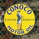thumbnail image 2 of Placa Metal Vintage Pintura Hierro Redonda Gasolina Arte Pared Bar para El 30x30cm, 2 of 8