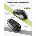 thumbnail image 4 of seenda Wireless Bluetooth Keyboard and Mouse Combo, COE401 Rechargeable Slim Keyboard Mouse, 3 Multi-Device Connection, Compact Quiet Set Compatible, 4 of 7