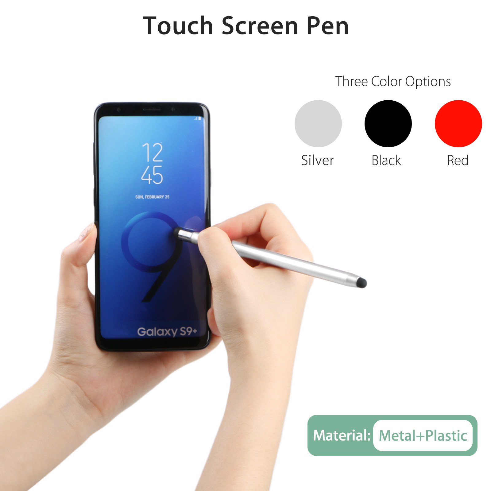 Stylus Pen, EEEkit 3 Pcs 2 in 1 Universal Touch Screen Pen Slim Replacement Capacitive Stylus Pen For  iPhone iPad Samsung Tablet Smartphone PC and More Touch Screens Devices - image 2 of 8
