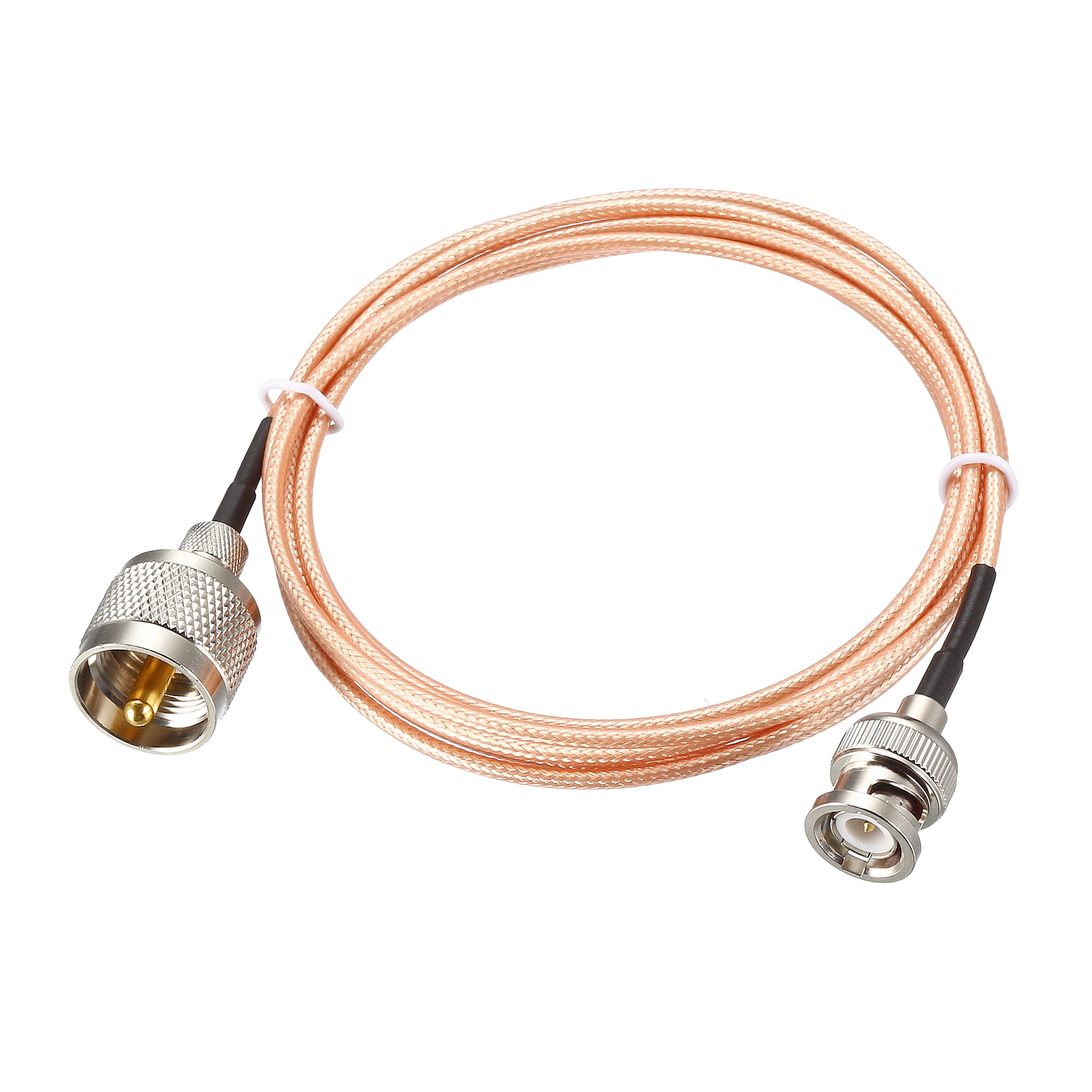 UHF (PL259) Male to BNC Male Antenna Radio Cable RG316 Coax Cable 6 Ft